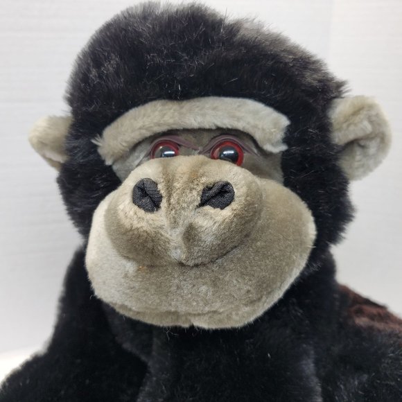 VTG MJC international 1992 Black Gorilla Ape 19 Inches Hanging Stuffed Animal - Picture 2 of 9
